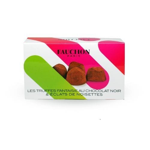 Truffes au Chocolat Noir et Éclats de Noisettes — FAUCHON
