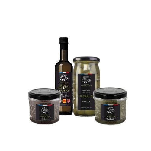 Assortiment Huile, Olives & Tapenades — LE BRIN D'OLIVIER