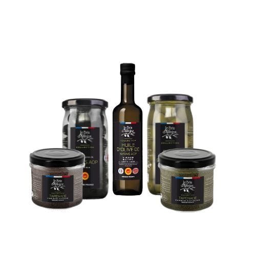 Assortiment Huile, Olives & Tapenades — LE BRIN D'OLIVIER
