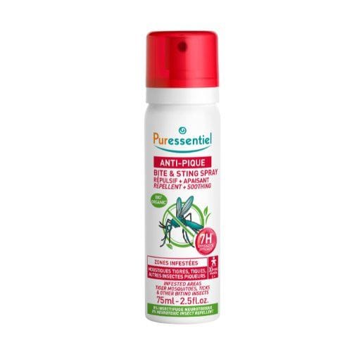 Spray Répulsif Apaisant Anti-Moustiques et Tiques — PURESSENTIEL