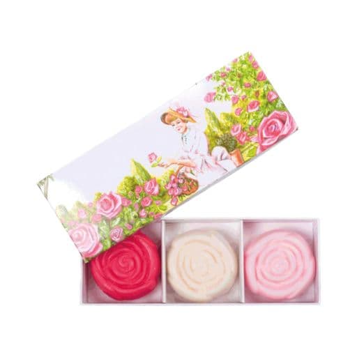 3 Savons Roses