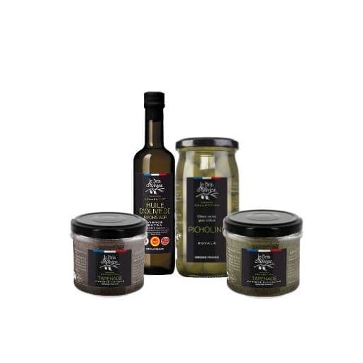 Assortiment Huile, Olives & Tapenades
