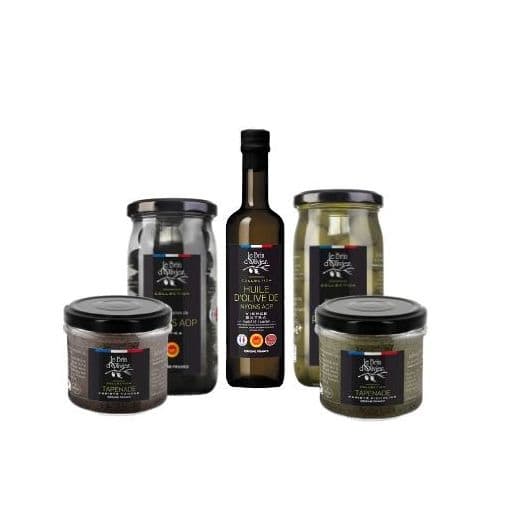 Assortiment Huile, Olives & Tapenades
